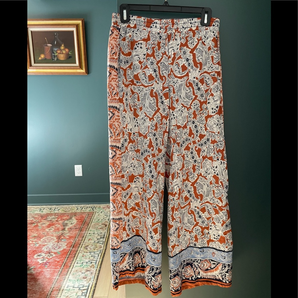 Anthropologie Wide Leg Pants, Size Small.